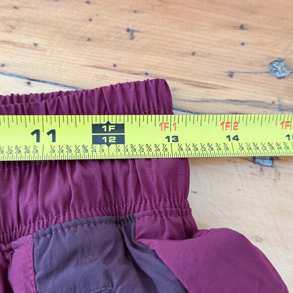 Jordan Flight Burgundy Nylon Track Pants Windbreaker Joggers S Retro Streetwear - Picture 6 of 8